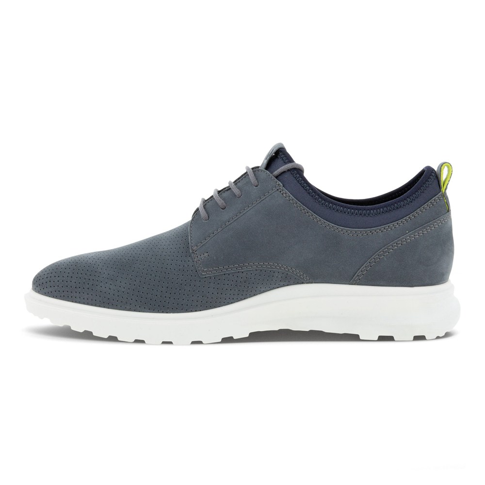 ECCO Mens Derby Shoe Grey - Cs20 Hybrid - HQM-480325